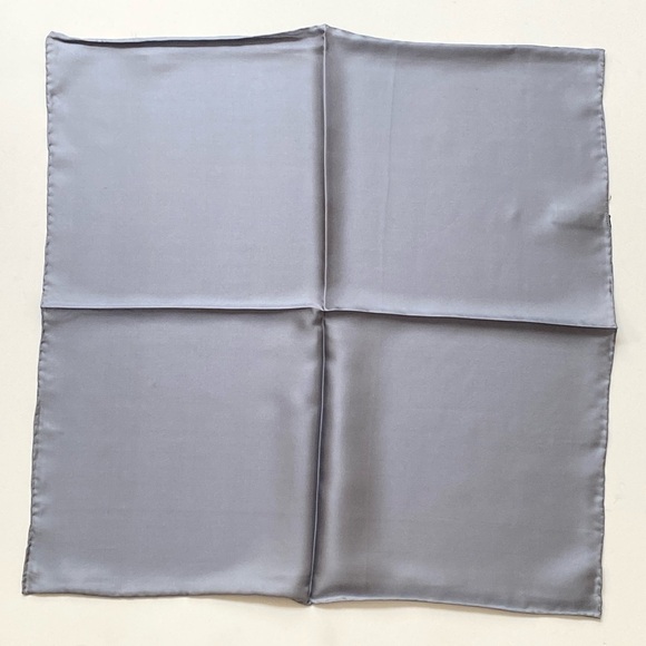 Lands' End Other - Lands End Silk Pocket Square Dusty Blue